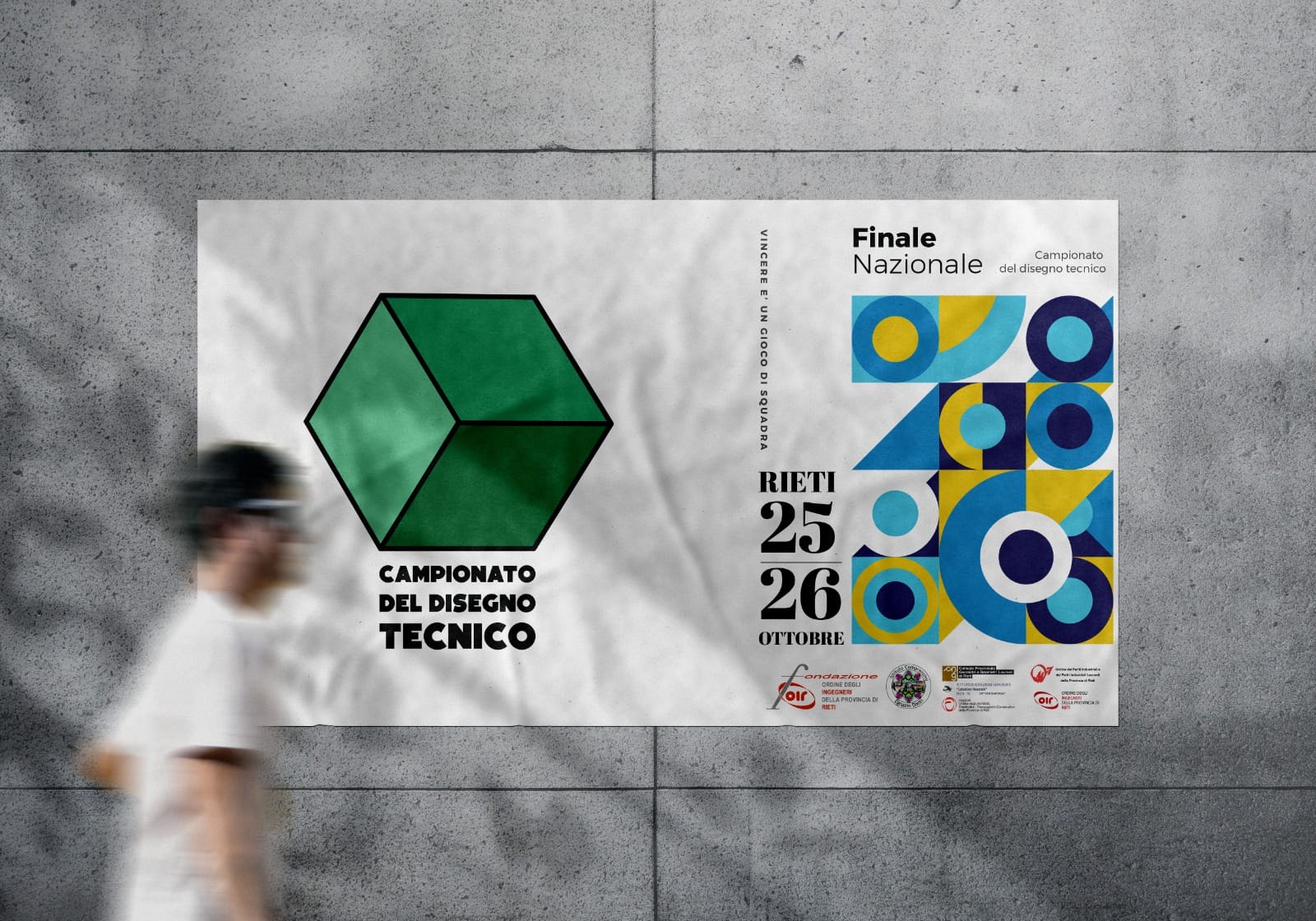 Locandina Campionato nazionale Disegno Tecnico