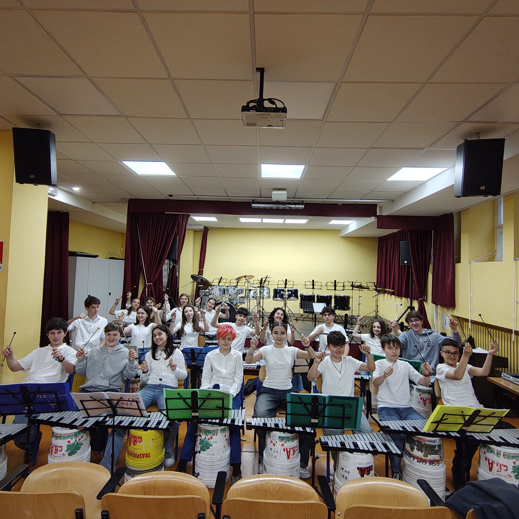 La classe di percussioni