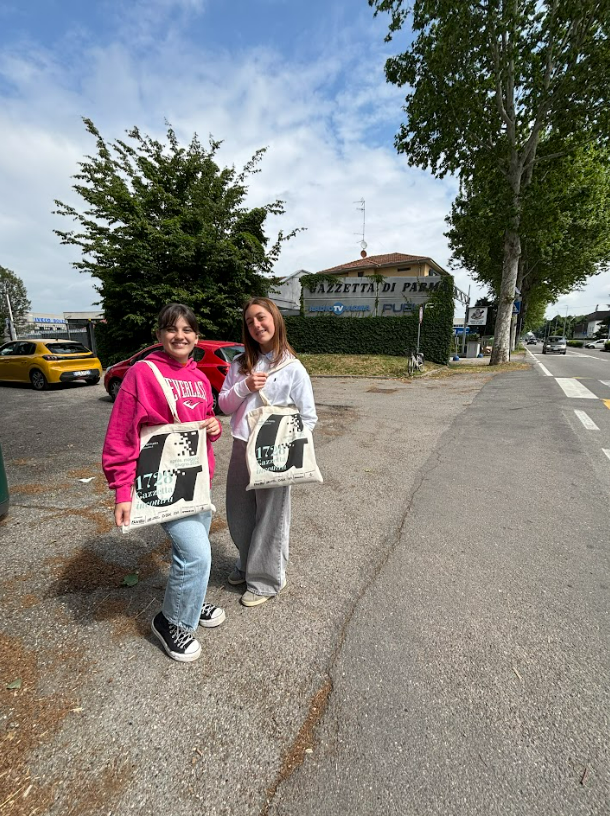Anna e Chiara alla fine della cerimonia